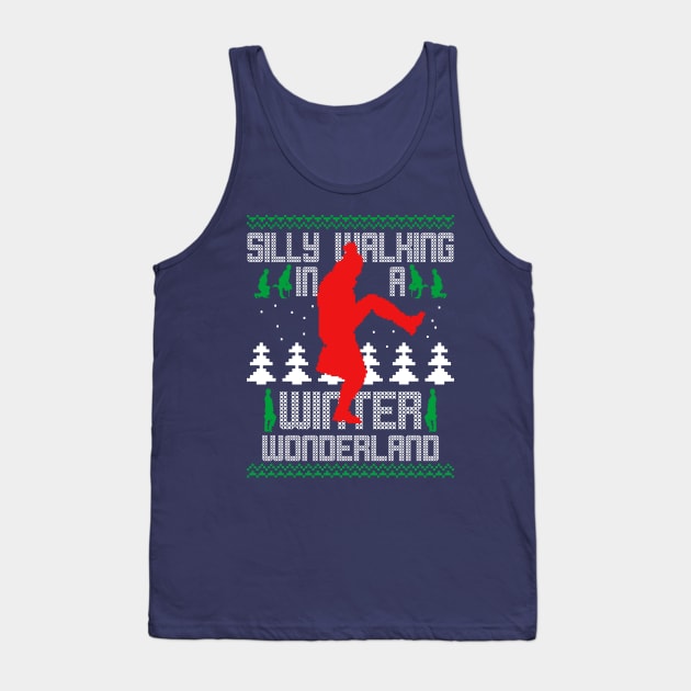 Funny Retro Vintage Silly Ugly Christmas Ugly Christmas Sweater Tank Top by BoggsNicolas